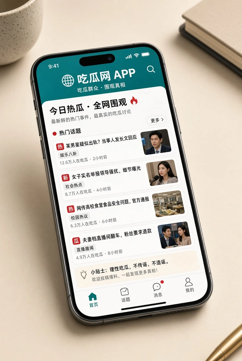 吃瓜网移动端阅读展示